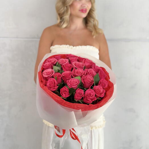 Малиновые розы 25