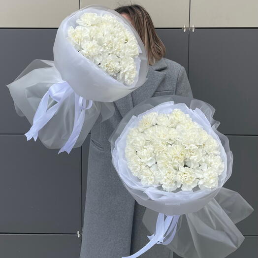 Букет диантусов 15 шт и 25 шт диантусов