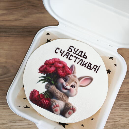 Торт с цветами