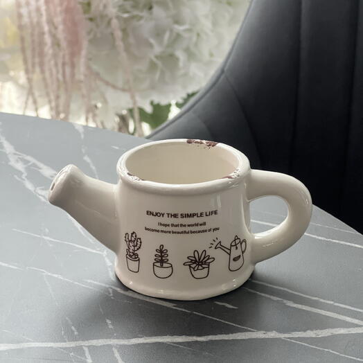 Кашпо керамика Лейка
