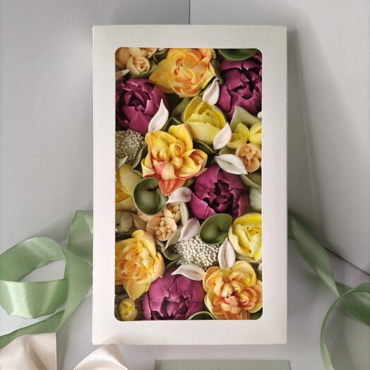 Коробка 20*12см "Феерия цвета"
