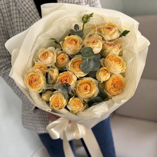 9💛 ПИОНОВИДНЫХ РОЗ СИЛЬВА САННИ