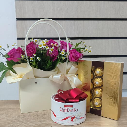 Букет +Подарочный набор🌹🌹🌹