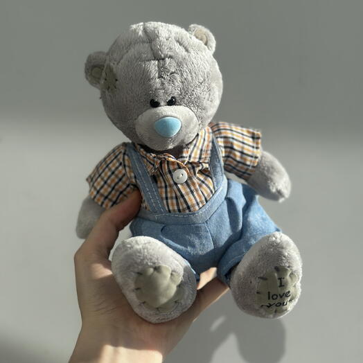 Мишка Тедди «I love you» (серый)
