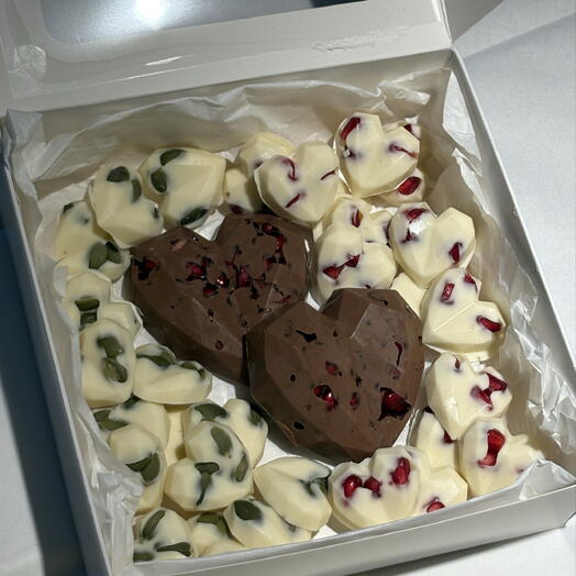 Chocolate Hearts Gift Box