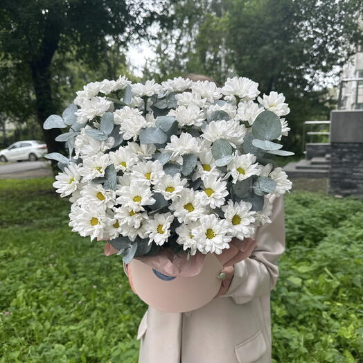 Коробочка ромашек