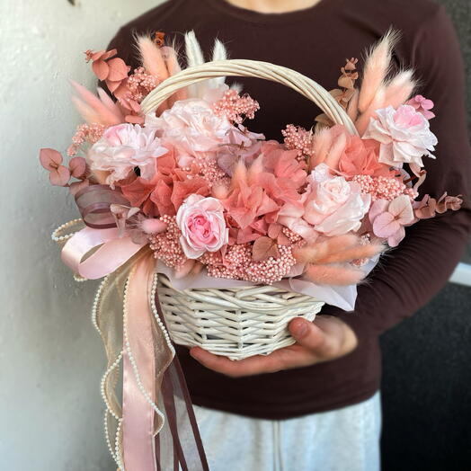 «Такая нежная любовь»🌸🥰 из стабилизированных цветов