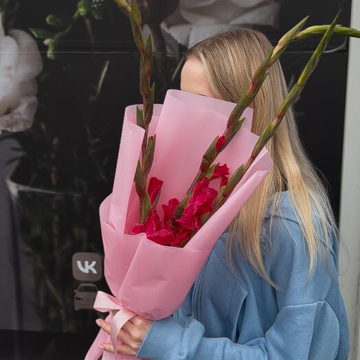 Букет гладиолусов 💕