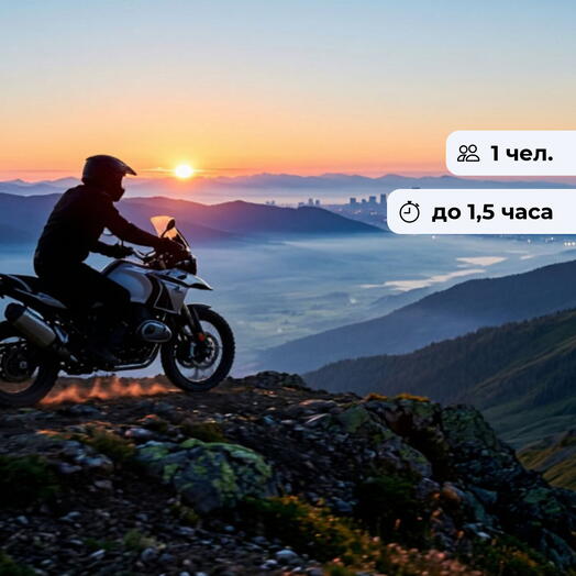 Глоток свободы. Прогулка на мотоцикле по Торгашинскому хребту