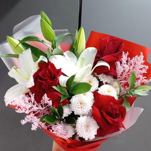 Букет Изысканный красный🌹️