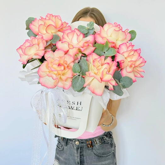 Сумочка с французскими розами🌸