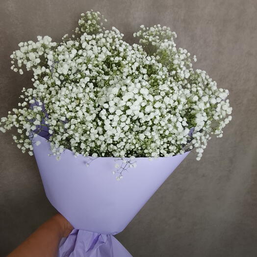 Букет с гипсофилой