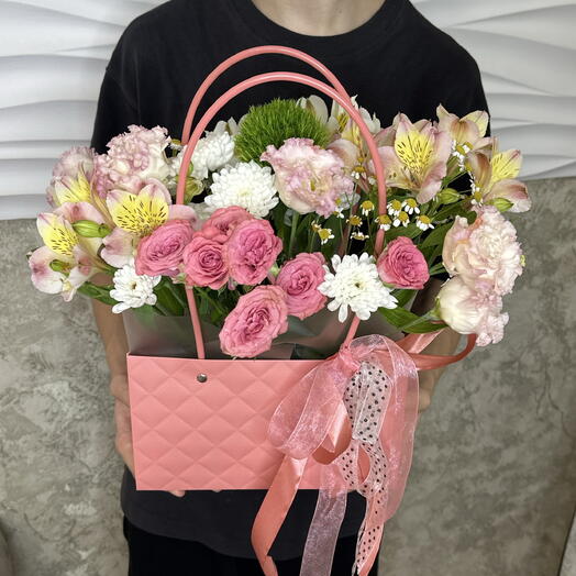 Композиция в сумочке «Для Тебя»🌸