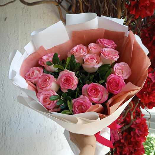 Букет Розовая роза 💐💞