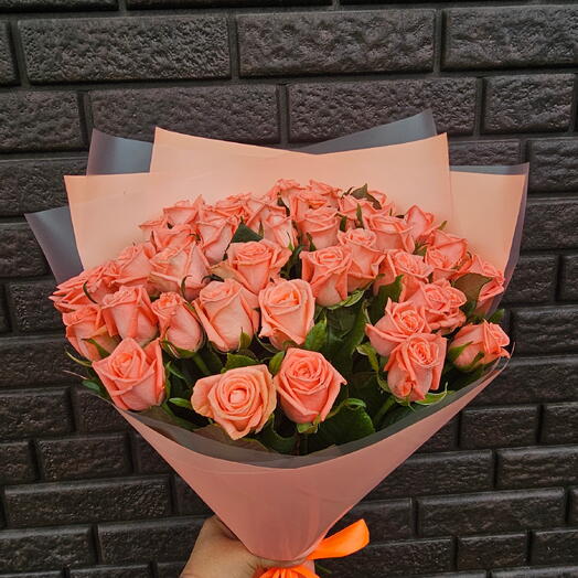 Букет из 29 роз 🧡🧡🧡🧡🧡