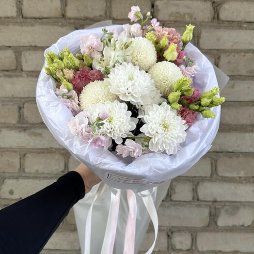 Букет с эустомой🌸