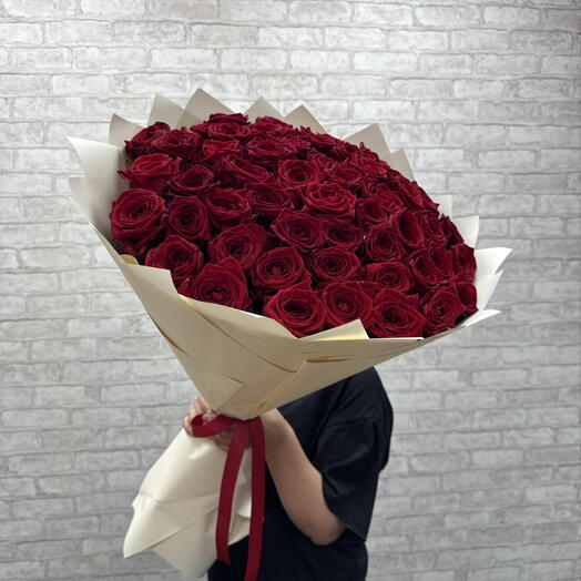 51 красная роза 🌹♥️♥️♥️