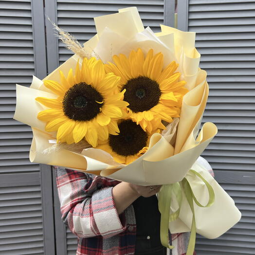 Крмплиментик из подсолнухов🌻