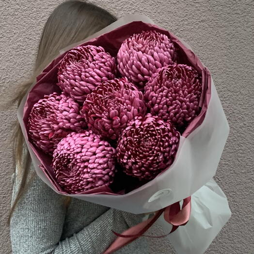 Букет из 7 осенних хризантем💗🍁