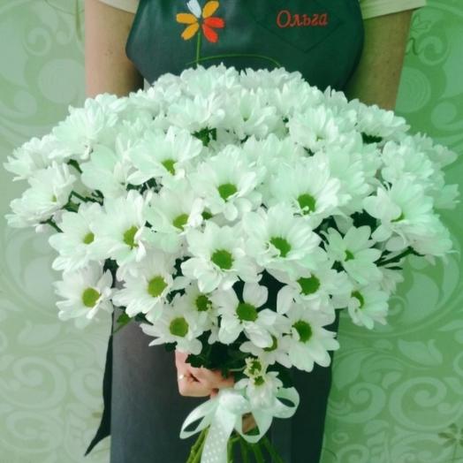 Букет из кустовых хризантем микс
