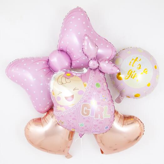 A set of balls for the statement "You have a girl", 5 balls