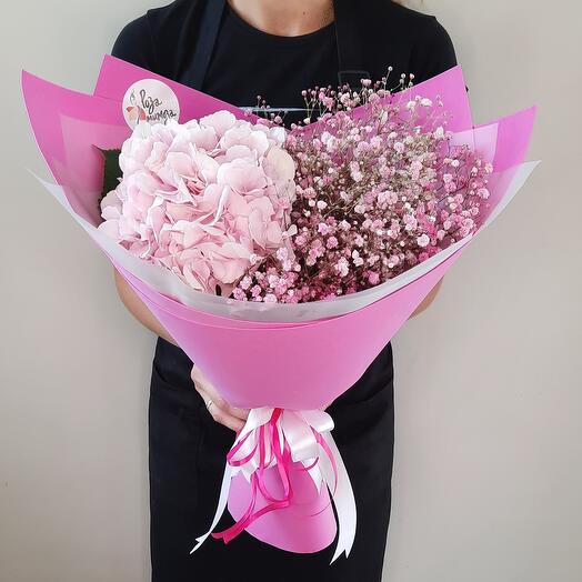 Bouquet with hydrangea