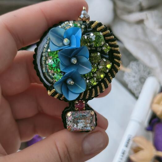 Broche globo regalo maestro