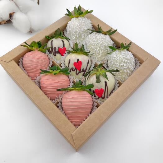 Fresa en chocolate romance 1