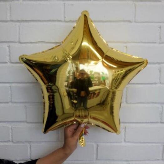 Bola estrella oro