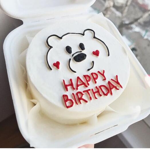 Pastel de Bento "happy birthday" (Snickers o fresas )