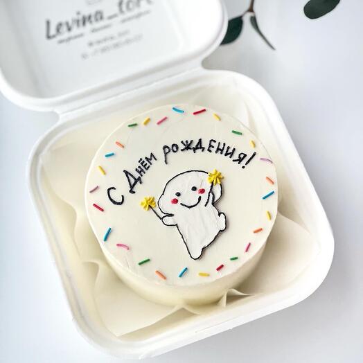 Pastel de Bento "Feliz cumpleaños"