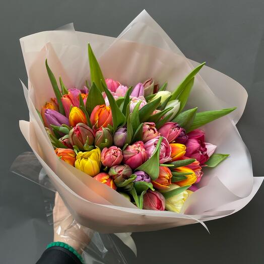 35 Bright Tulips Mix