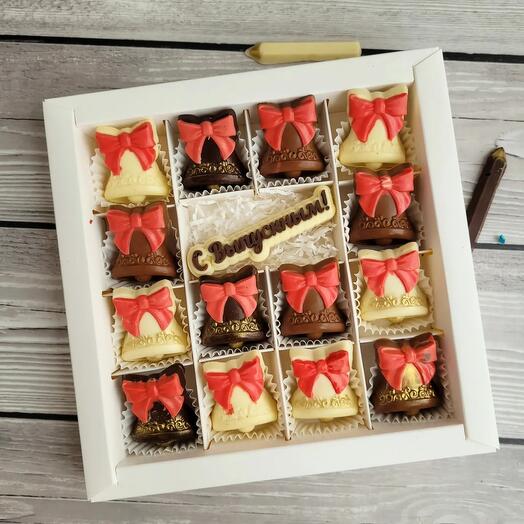Set de regalo de chocolate "con graduación"