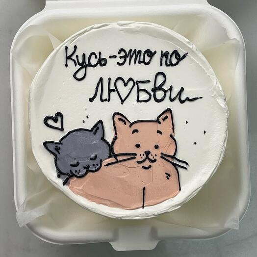 Бенто-торт «Кусь»