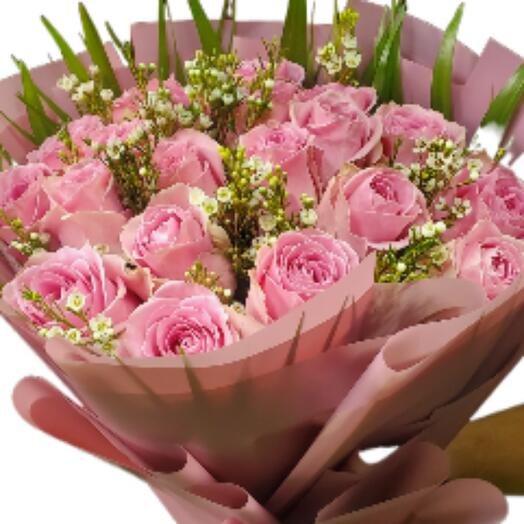 Pink roses  bouquet