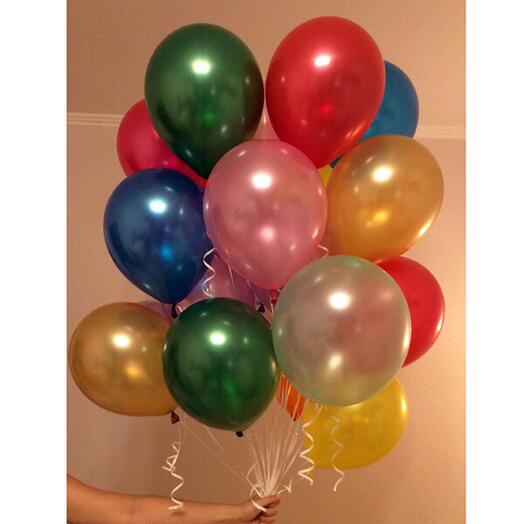 Balloons with helium.15pcs