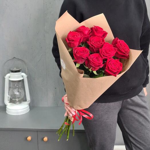 Rosas 60 cm 9 piezas