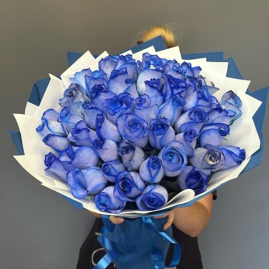 Букет 51 синия Роз 💙
