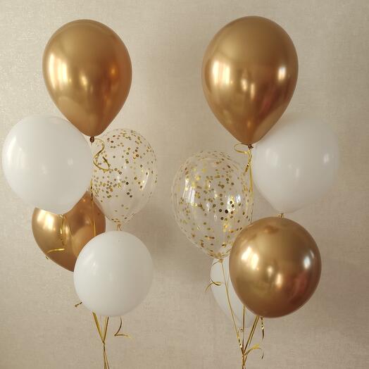 2 Fuentes de globos de helio de 12"
