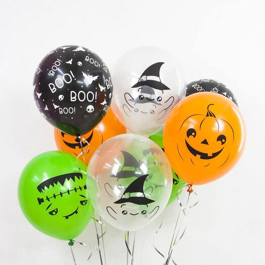 Шарики воздушные на Хеллоуин Halloween 10 шт