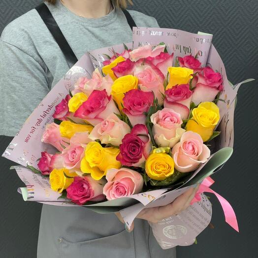 Микс роз Кения 40см