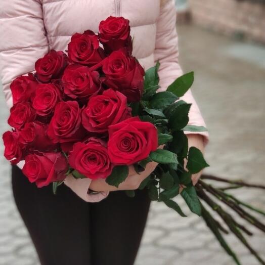15 красных роз Эквадор
