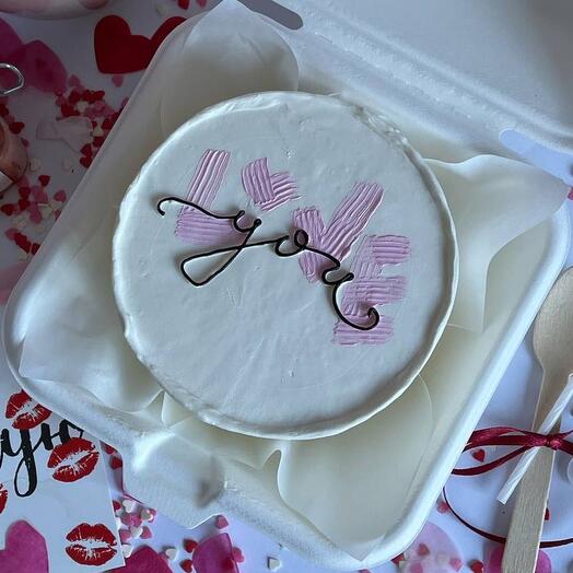 Бенто-торт Love you