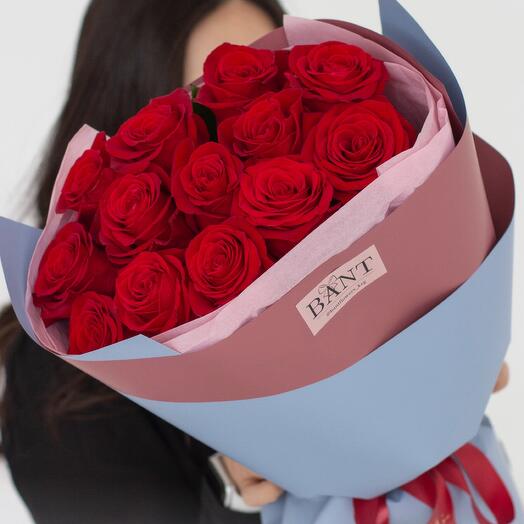 13 красных роз-2