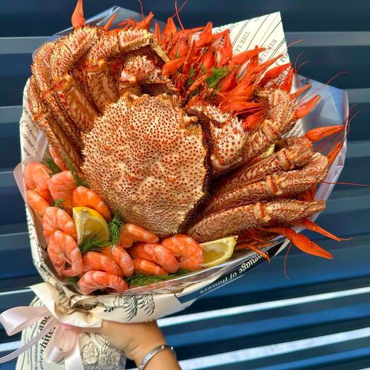 Раки в букете «Krabbbbs»