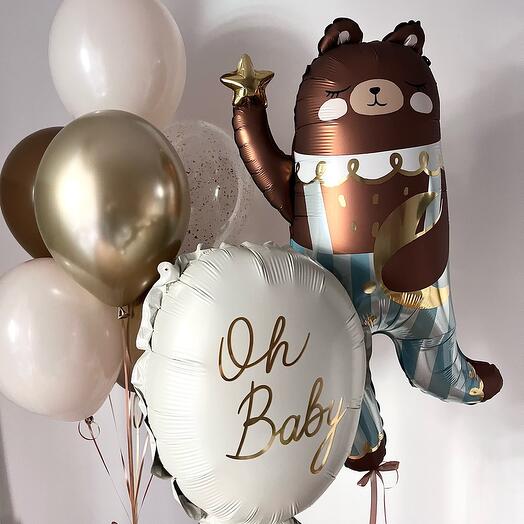 Шары на выписку "Oh Baby"
