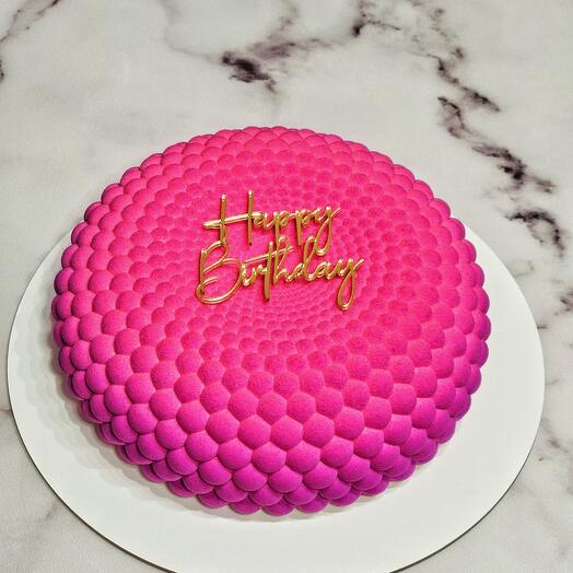 Муссовый торт "Жемчужина" Happy birthday