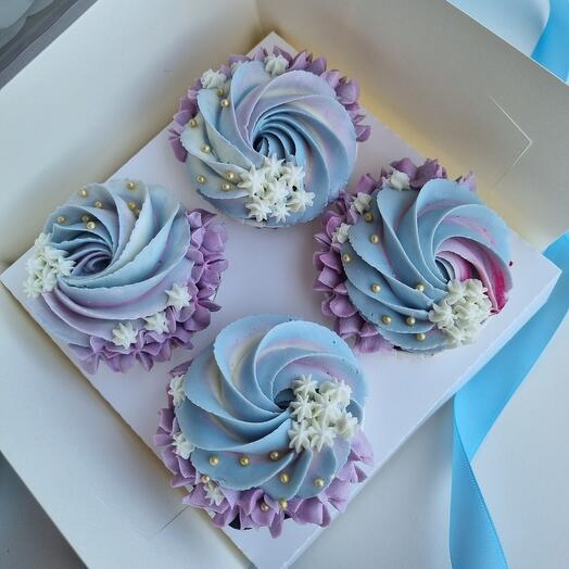 Caja de cupcakes