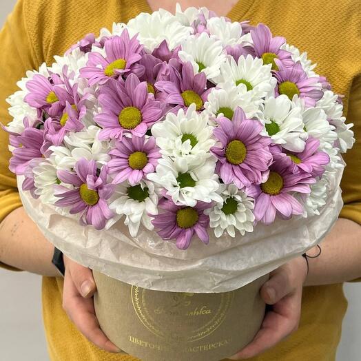 Композиция в шляпной коробке