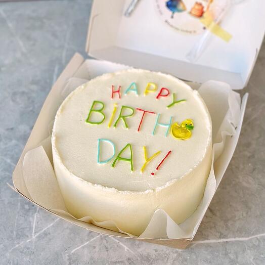 Bento cake happy birthday